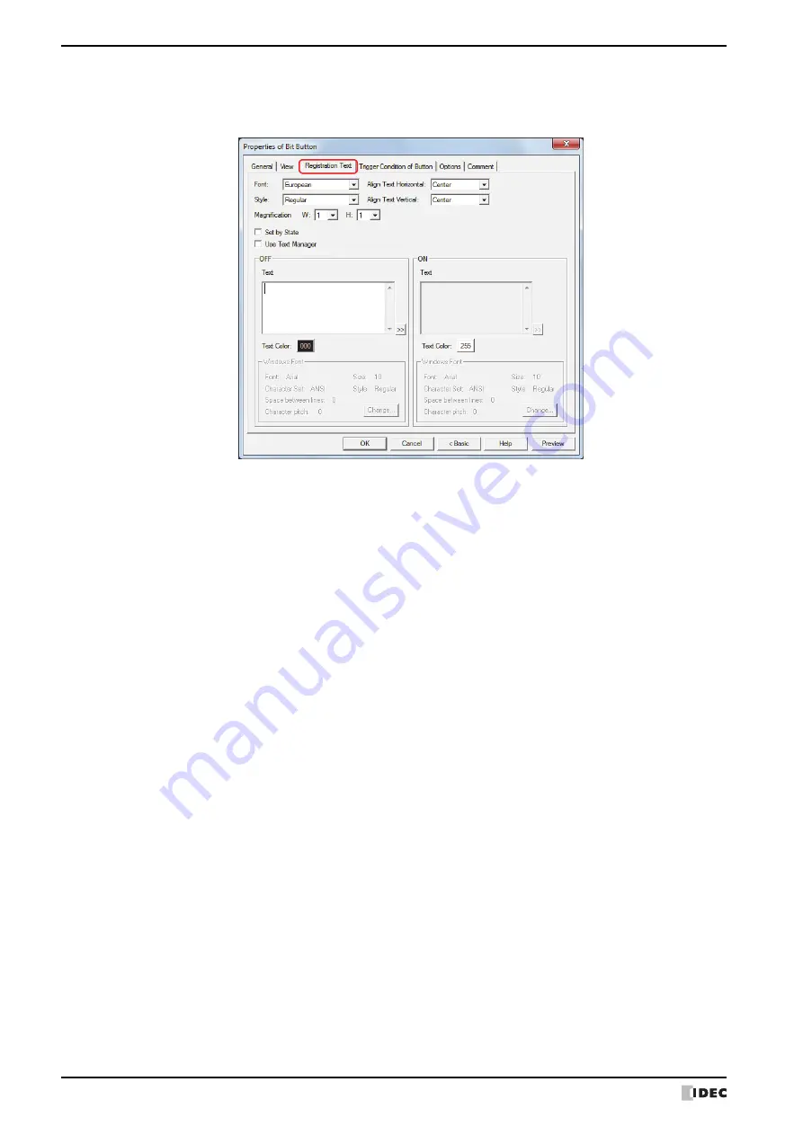 IDEC SmartAXIS Touch FT1A Series User Manual Download Page 282