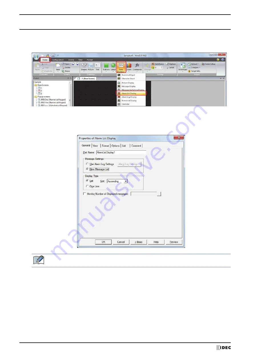 IDEC SmartAXIS Touch FT1A Series User Manual Download Page 500