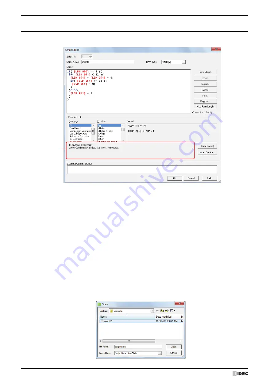 IDEC SmartAXIS Touch FT1A Series User Manual Download Page 878