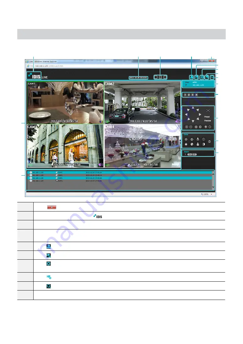 Idis TR-2204 Operation Manual Download Page 69