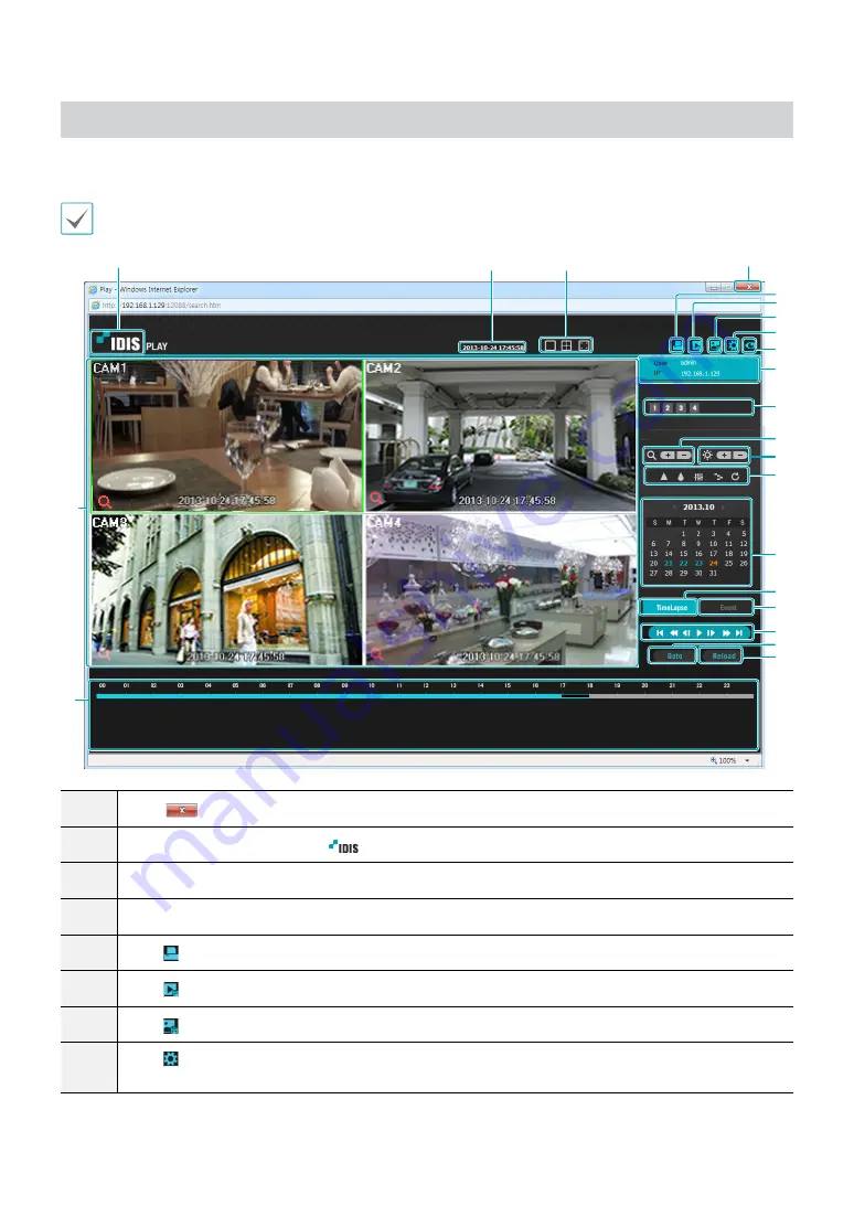 Idis TR-2204 Operation Manual Download Page 71