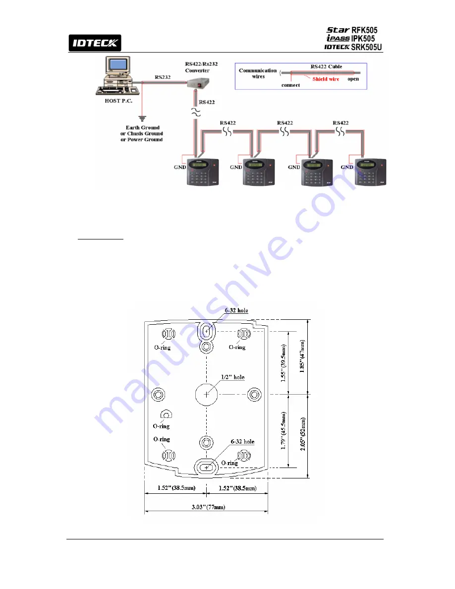 IDTECK iPASS IPK505 Скачать руководство пользователя страница 12