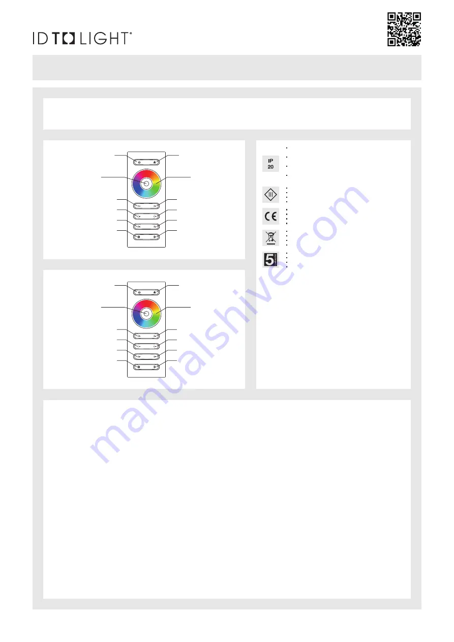 IDTOLIGHT KINGSTON ID836356BZZ Скачать руководство пользователя страница 1