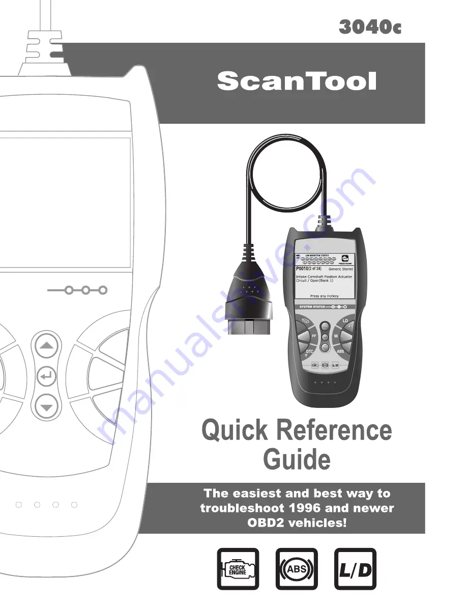 IEC 3040c Quick Reference Manual Download Page 1