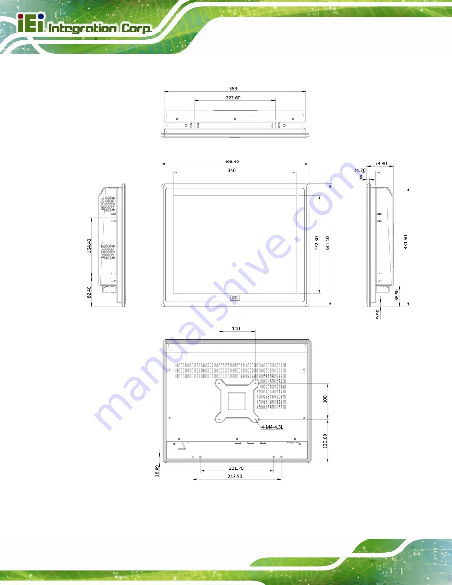 IEI Technology F15AD-H81i/PC-R10 Скачать руководство пользователя страница 25