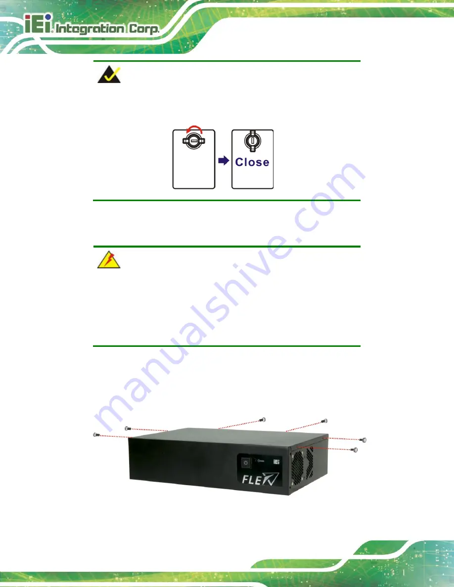 IEI Technology FLEX-BX200-Q370 Скачать руководство пользователя страница 38