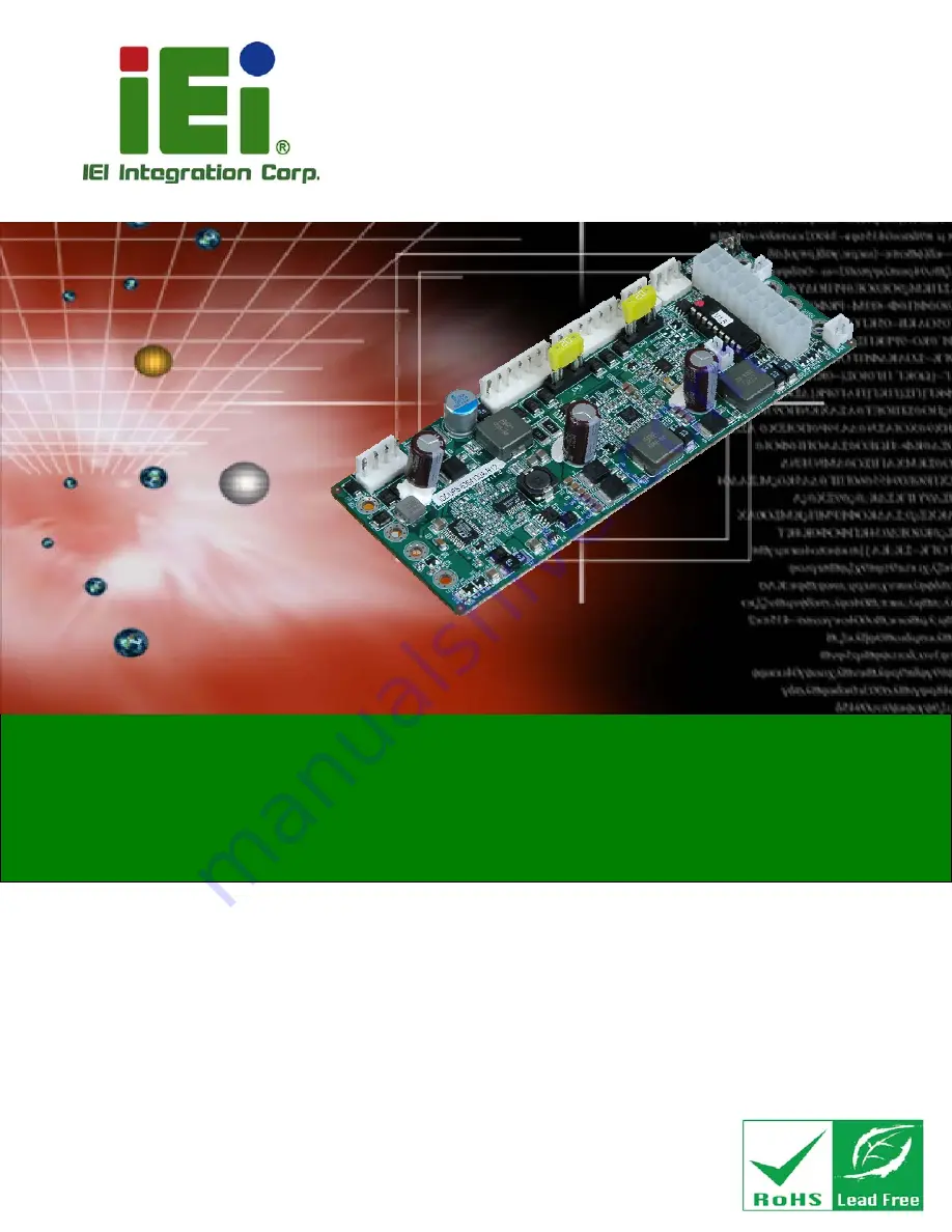 IEI Technology IDDUPS-6364120A/636260A Скачать руководство пользователя страница 1