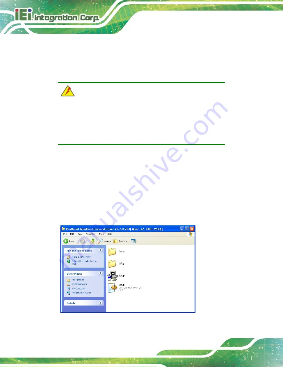 IEI Technology LCD-KIT-F Series User Manual Download Page 63