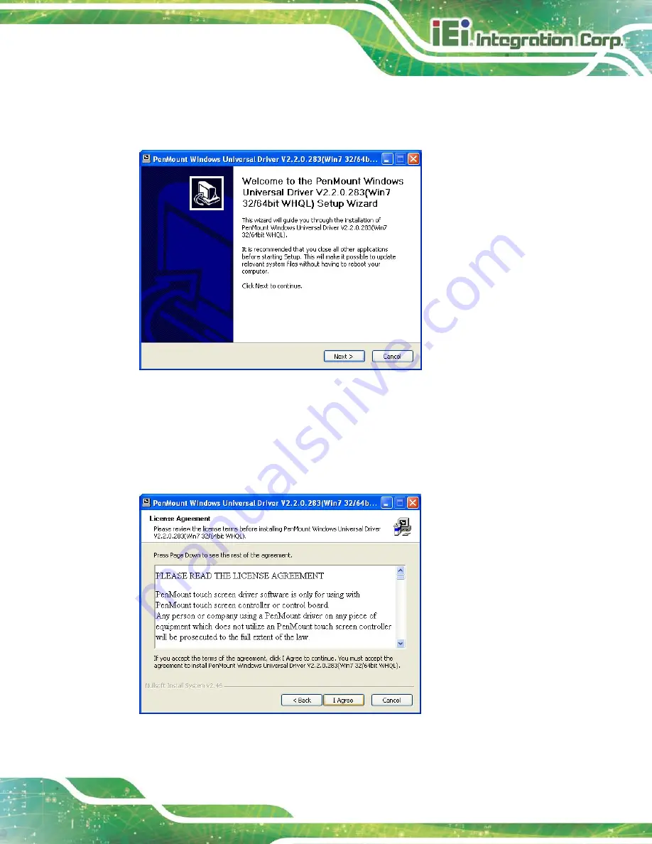 IEI Technology LCD-KIT-F Series User Manual Download Page 64