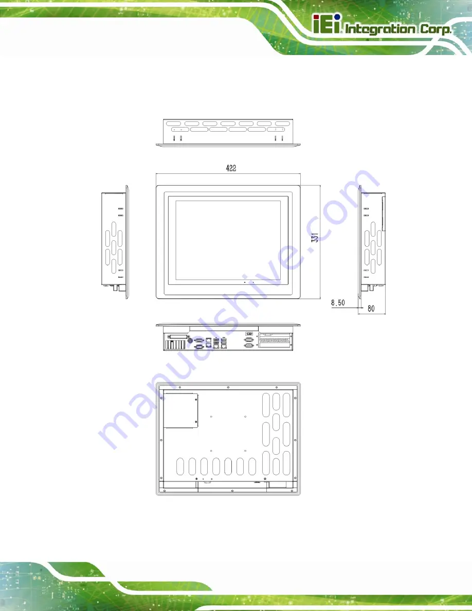 IEI Technology PPC-5152-D525-E Скачать руководство пользователя страница 21