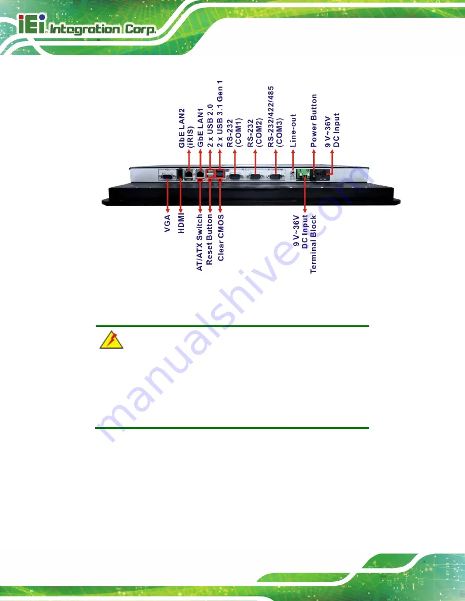 IEI Technology PPC-F12B-BT User Manual Download Page 22