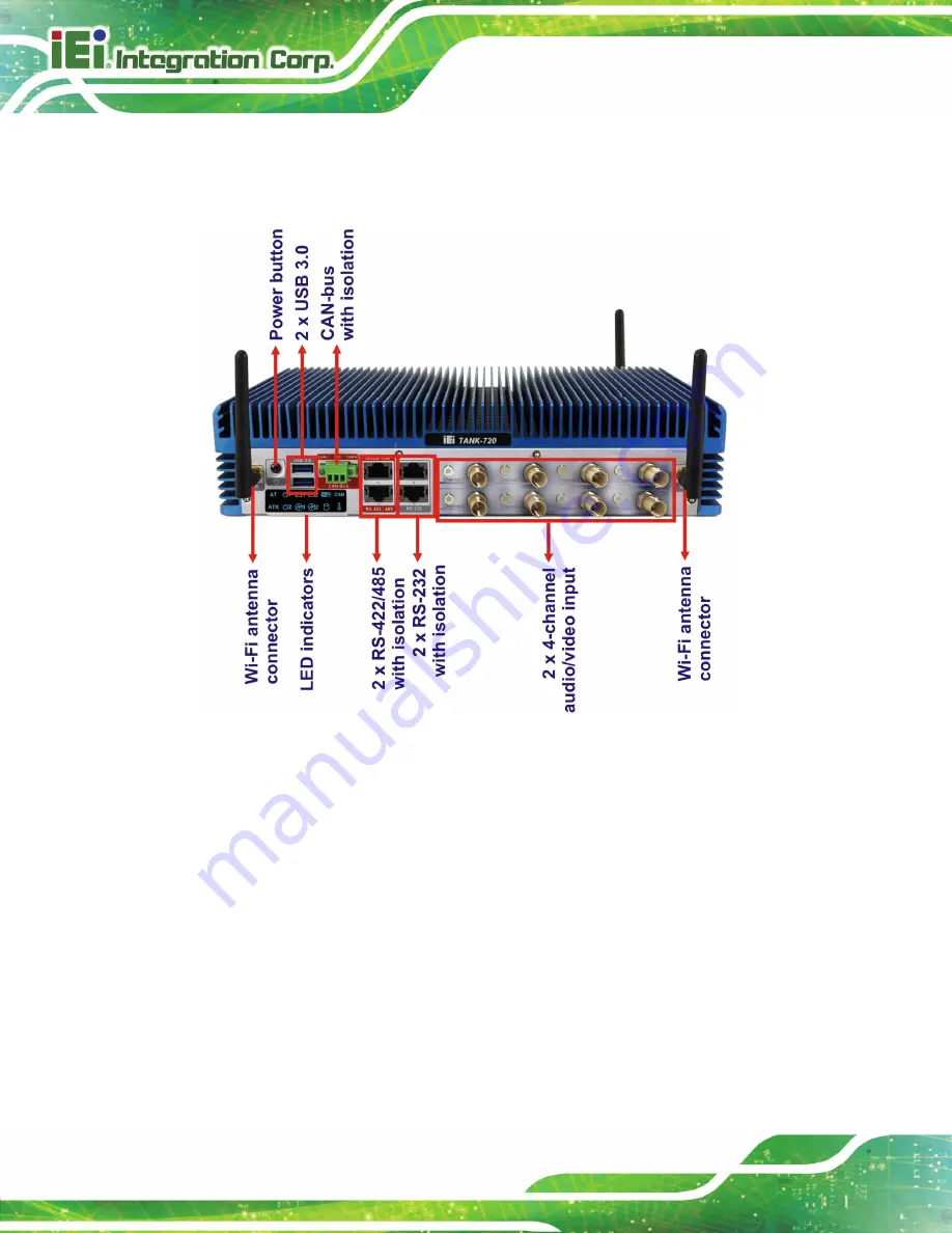 IEI Technology TANK-720 Скачать руководство пользователя страница 19