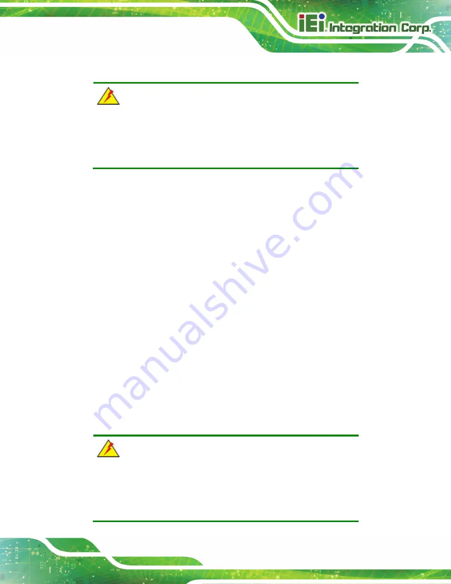 IEI Technology TANK-820-H61 Series User Manual Download Page 116