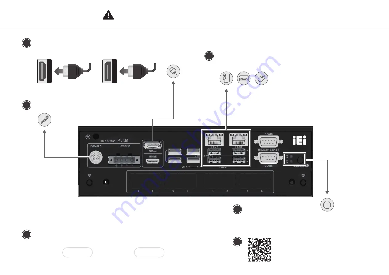 IEI Technology TANK-XM811 Quick Start Manual Download Page 2