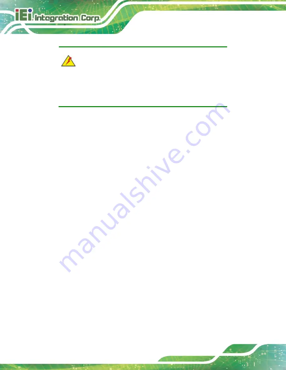 IEI Technology UPC-V315-QM77 User Manual Download Page 138