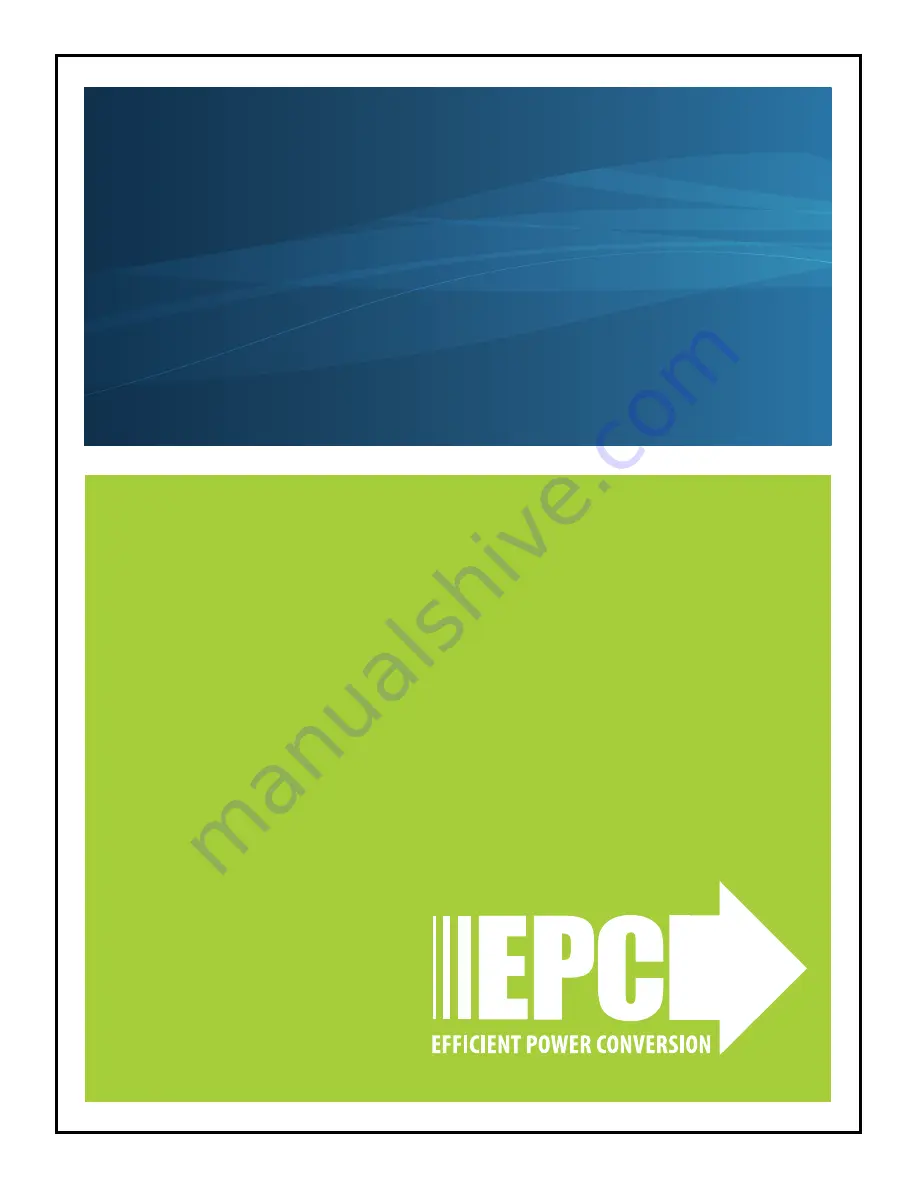 IEPC EPC9034 Quick Start Manual Download Page 1