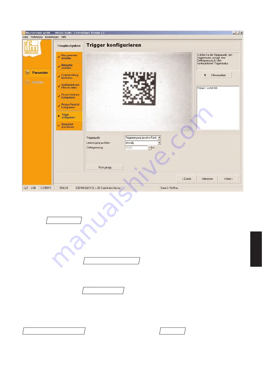 IFM Electronic efector 190 Operating Instructions Manual Download Page 17