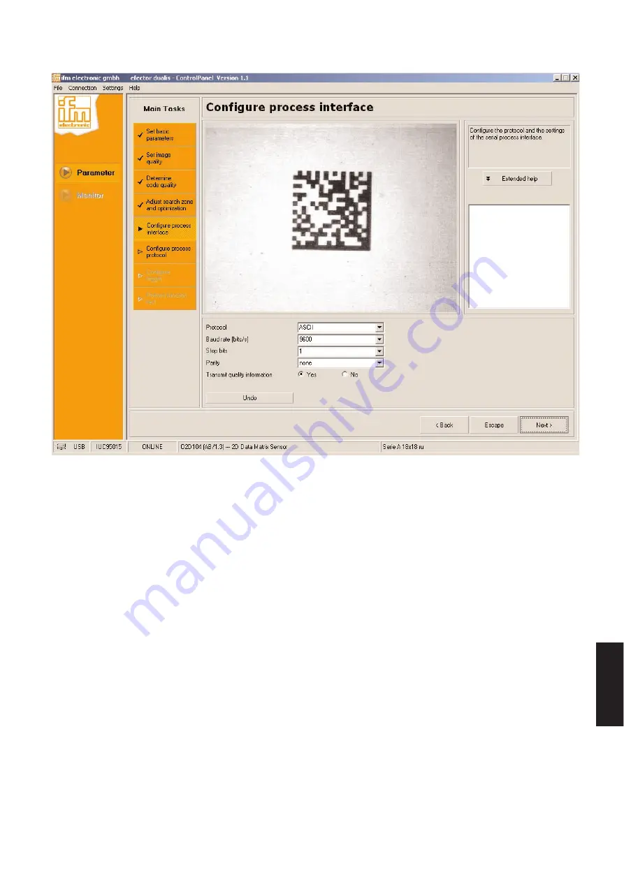 IFM Electronic efector 190 Скачать руководство пользователя страница 43