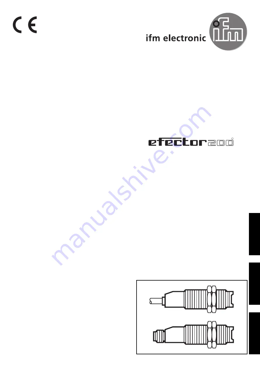 IFM Electronic efector200 OG Series Скачать руководство пользователя страница 1