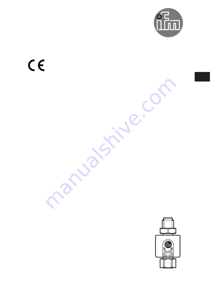 IFM E30398 Operating Instructions Manual Download Page 1