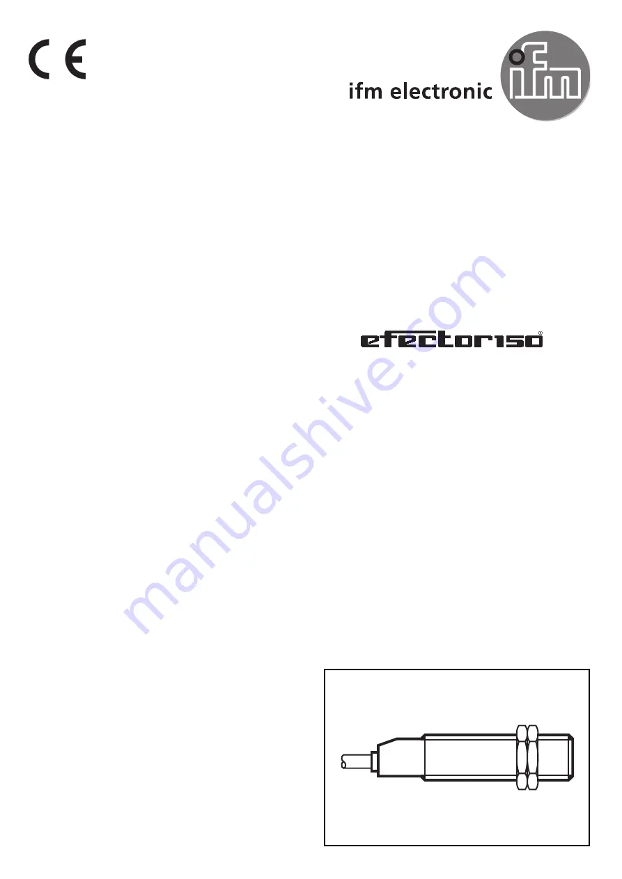 IFM Efector 150 Скачать руководство пользователя страница 1