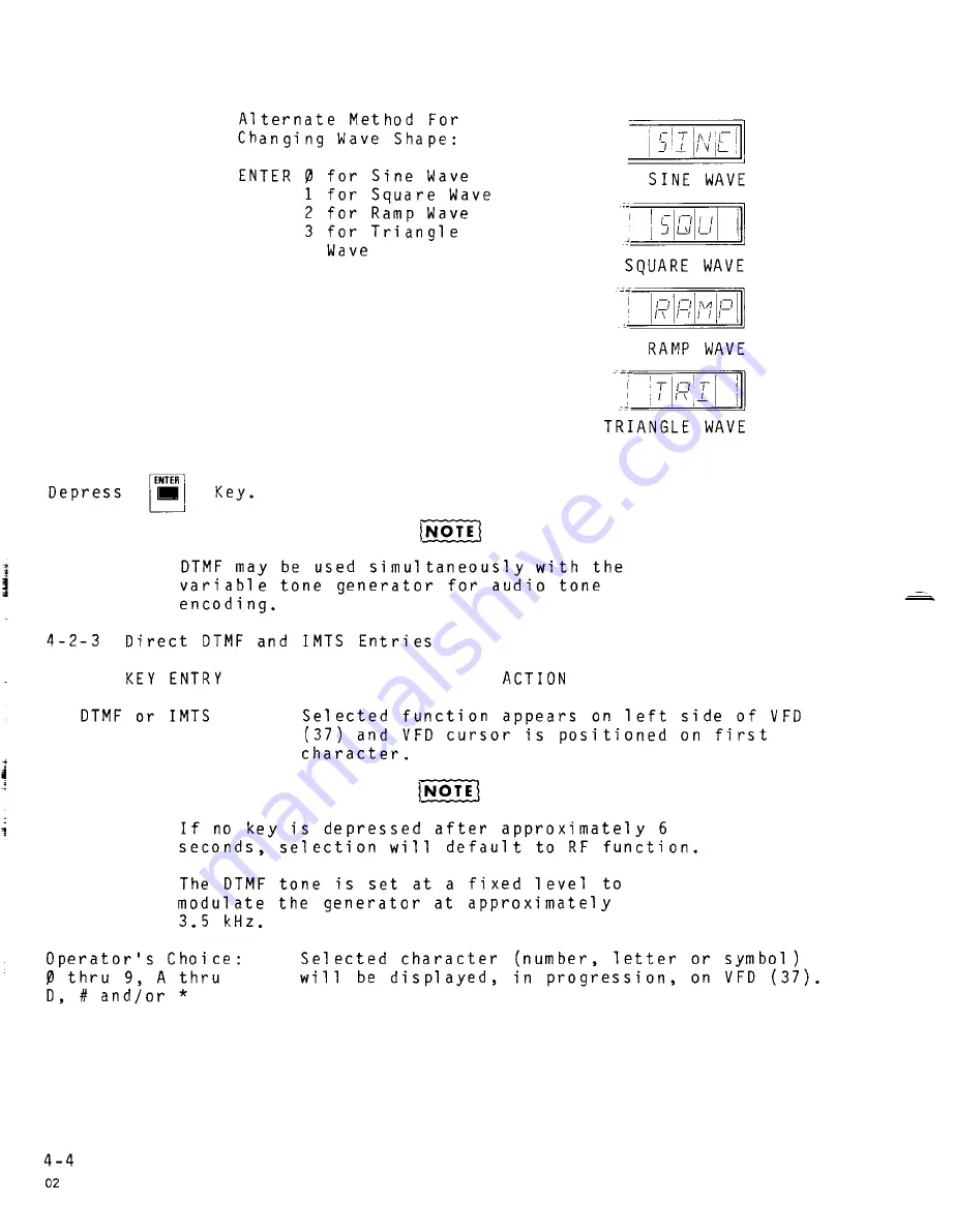 IFR FM/AM-1200A Operation Manual Download Page 45