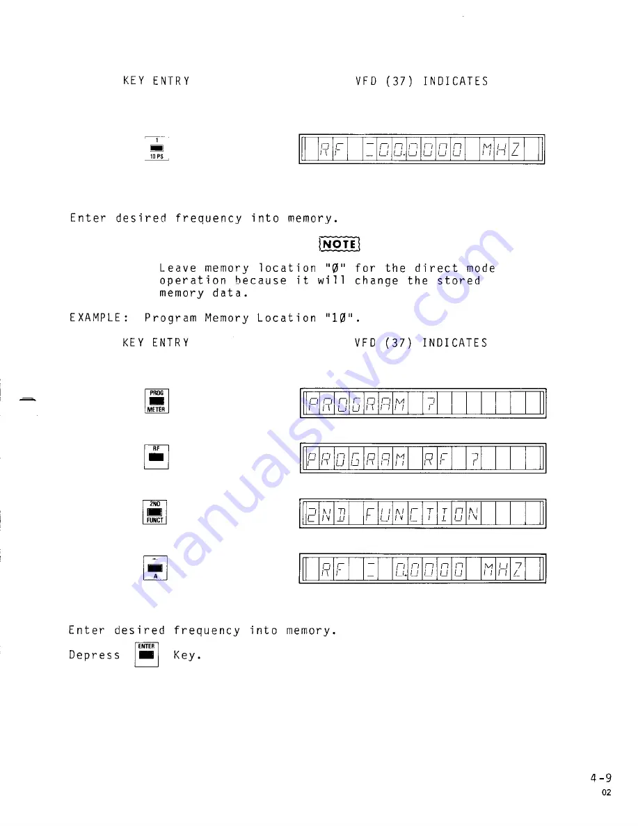 IFR FM/AM-1200A Operation Manual Download Page 50