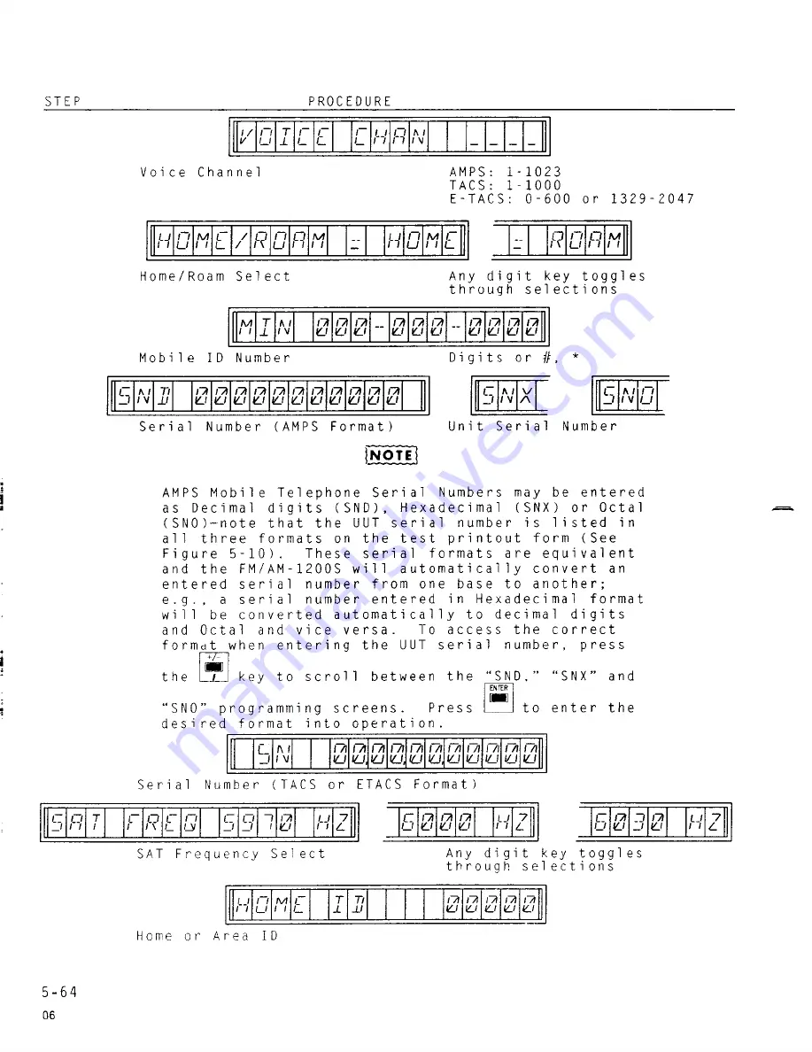 IFR FM/AM-1200A Operation Manual Download Page 185