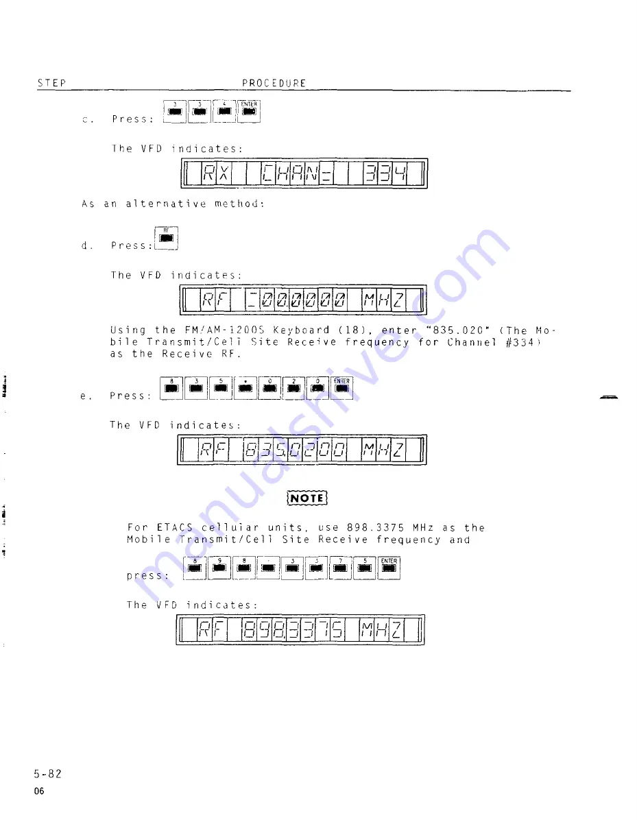 IFR FM/AM-1200A Operation Manual Download Page 205