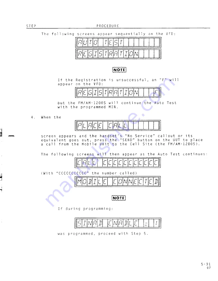 IFR FM/AM-1200A Operation Manual Download Page 214