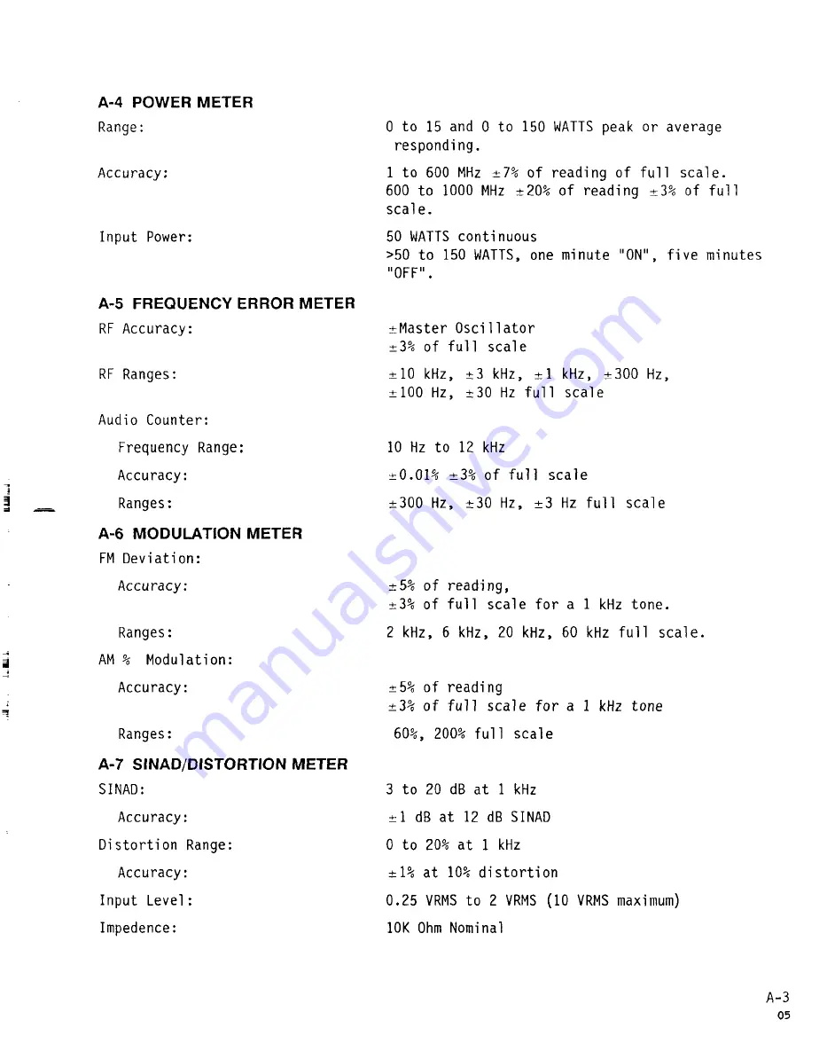 IFR FM/AM-1200A Operation Manual Download Page 228