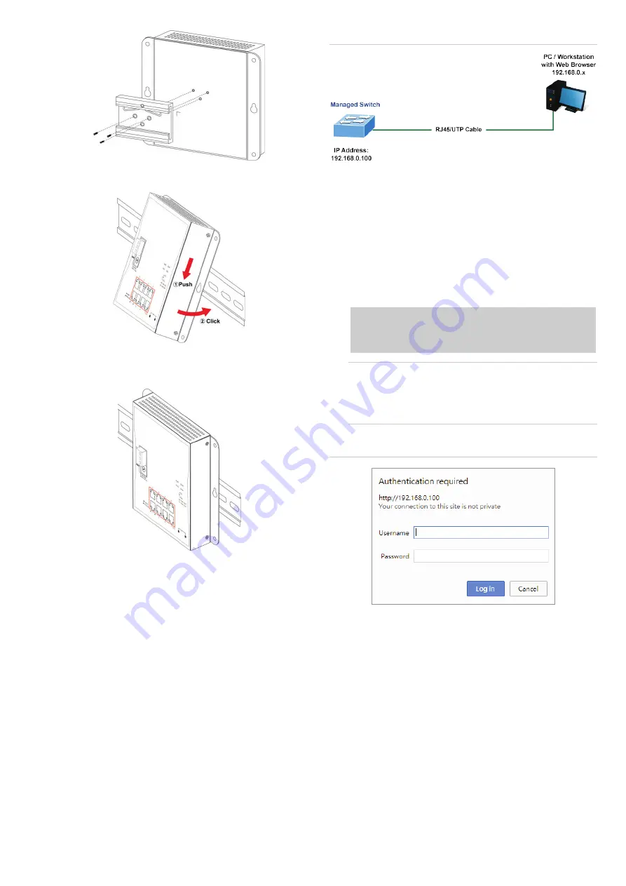 ifs NS3562-8P-2S-V2 Quick Installation Manual Download Page 3