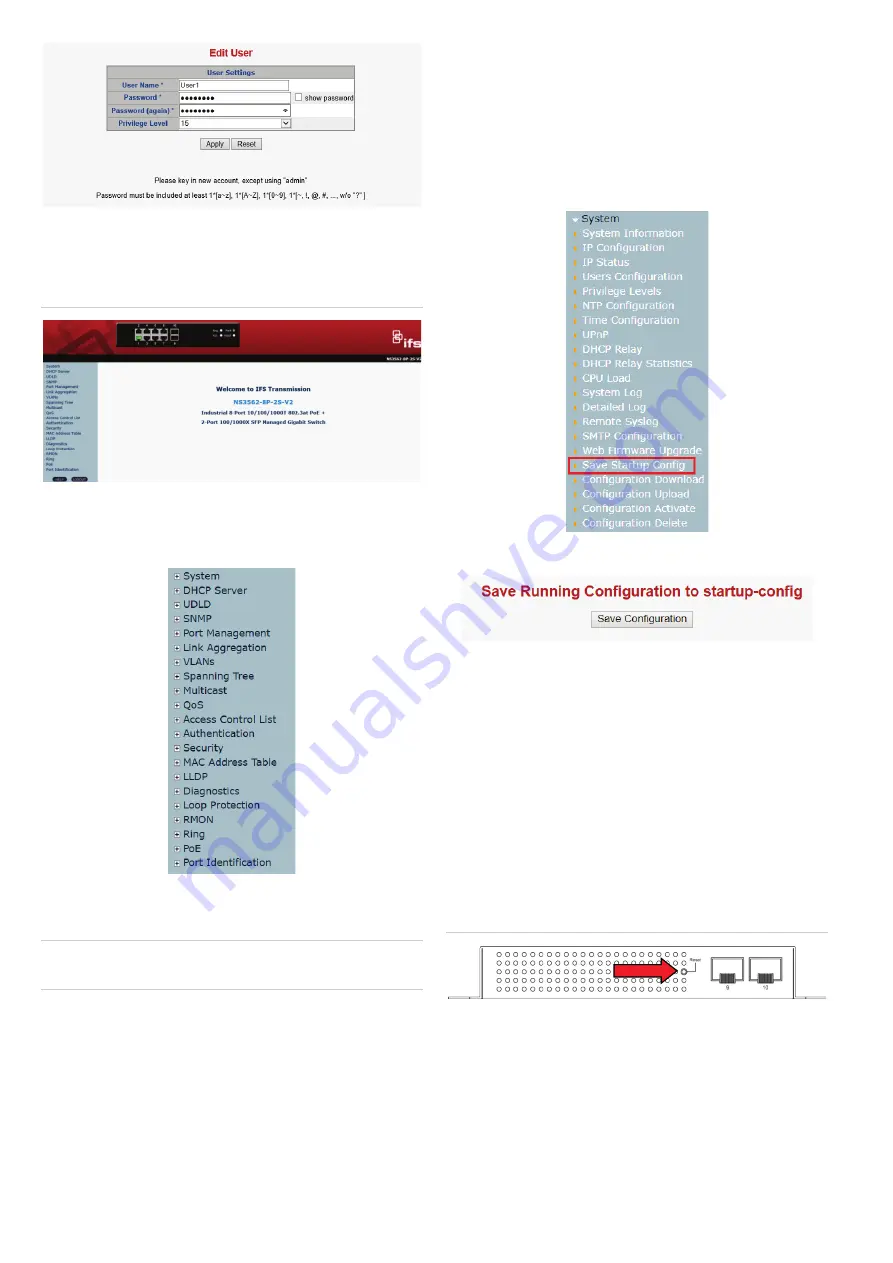 ifs NS3562-8P-2S-V2 Quick Installation Manual Download Page 4