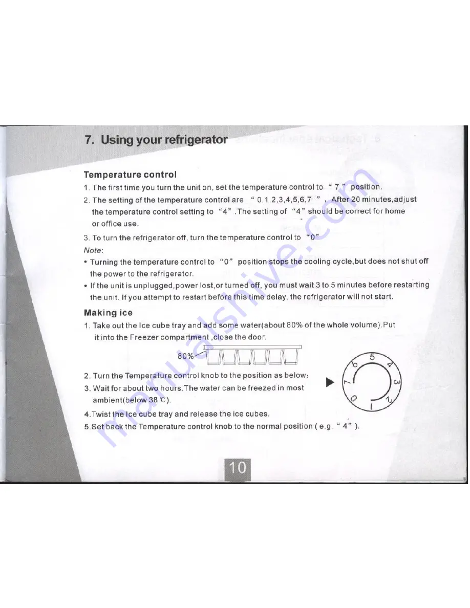 Igloo FR946 Operating Instructions Manual Download Page 11