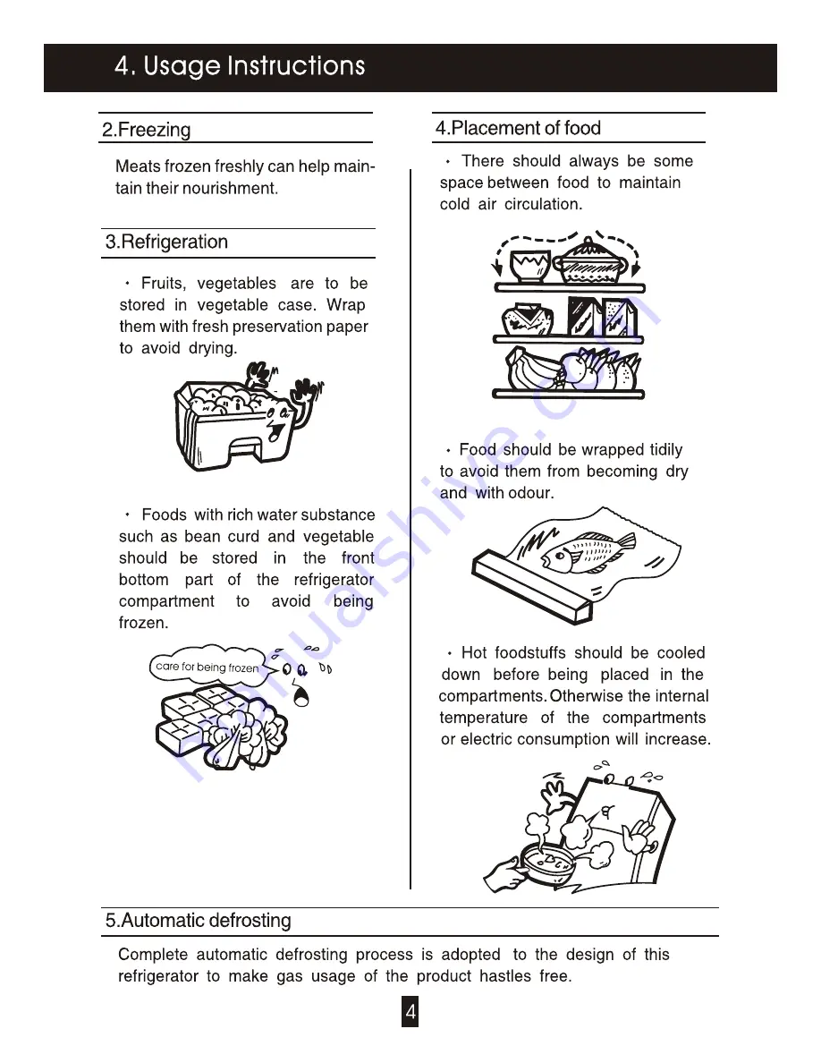 Igloo IGLOO FR1007 Owner'S Manual Download Page 6