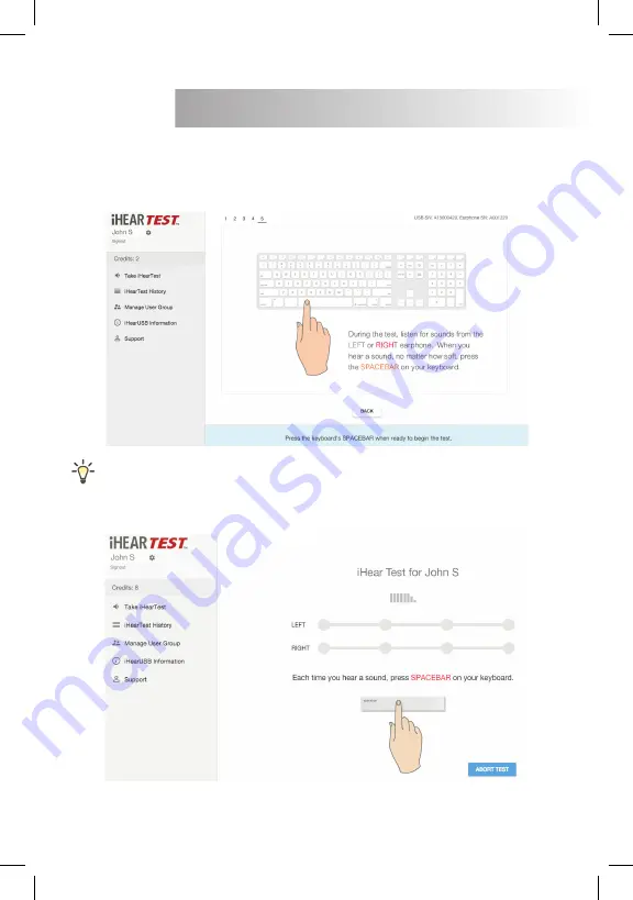 IHEAR iHearTest User Manual Download Page 27