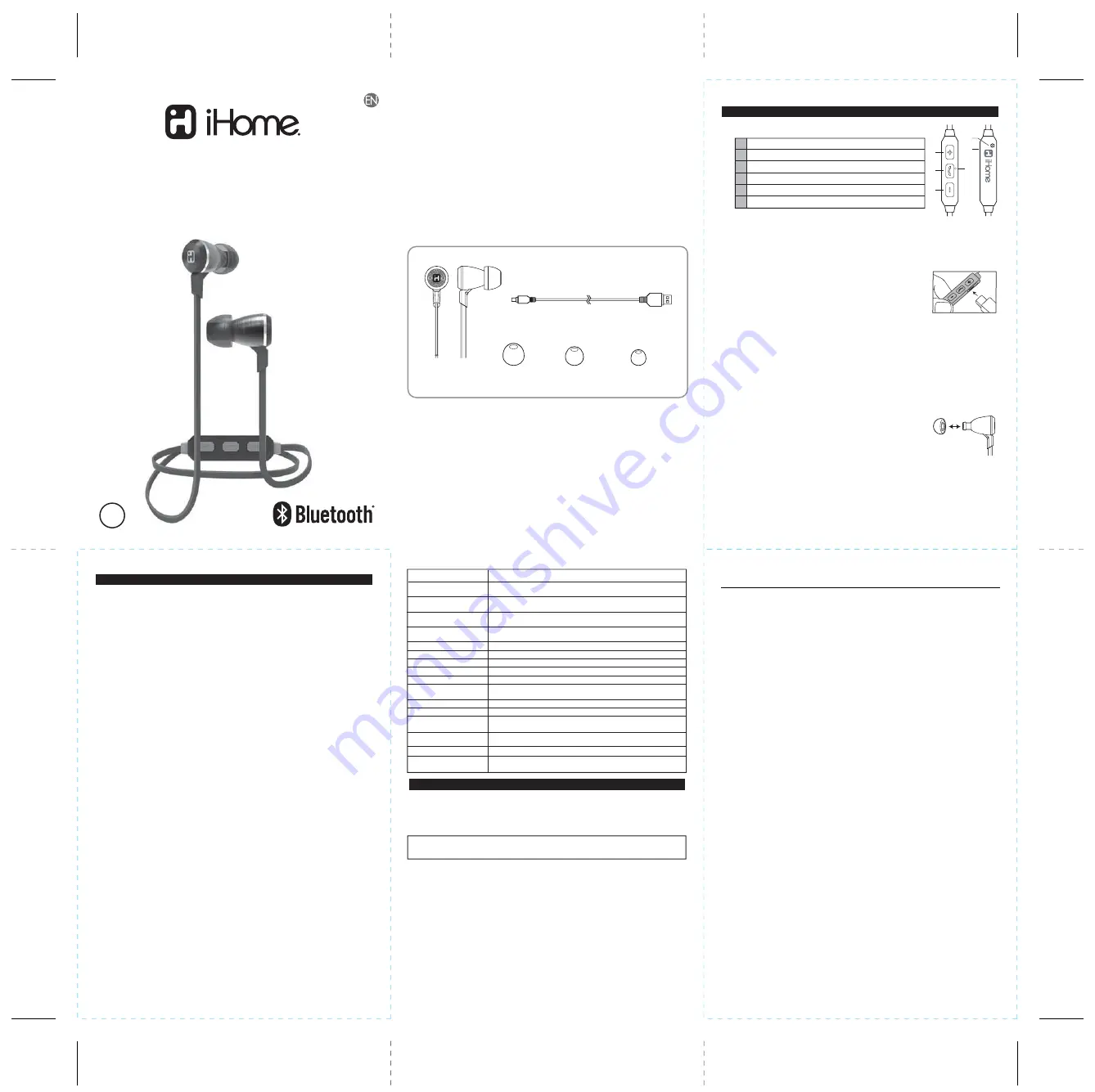 iHome iB29 User Manual Download Page 2