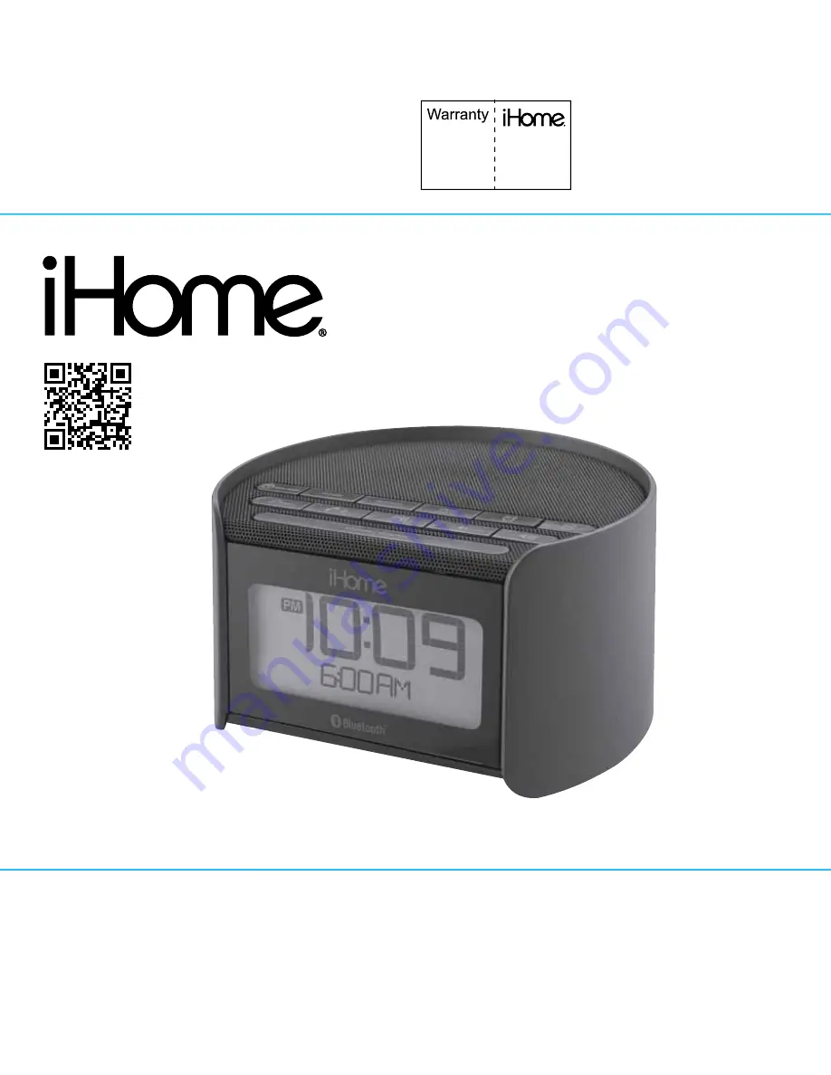 iHome iBT230 Скачать руководство пользователя страница 1