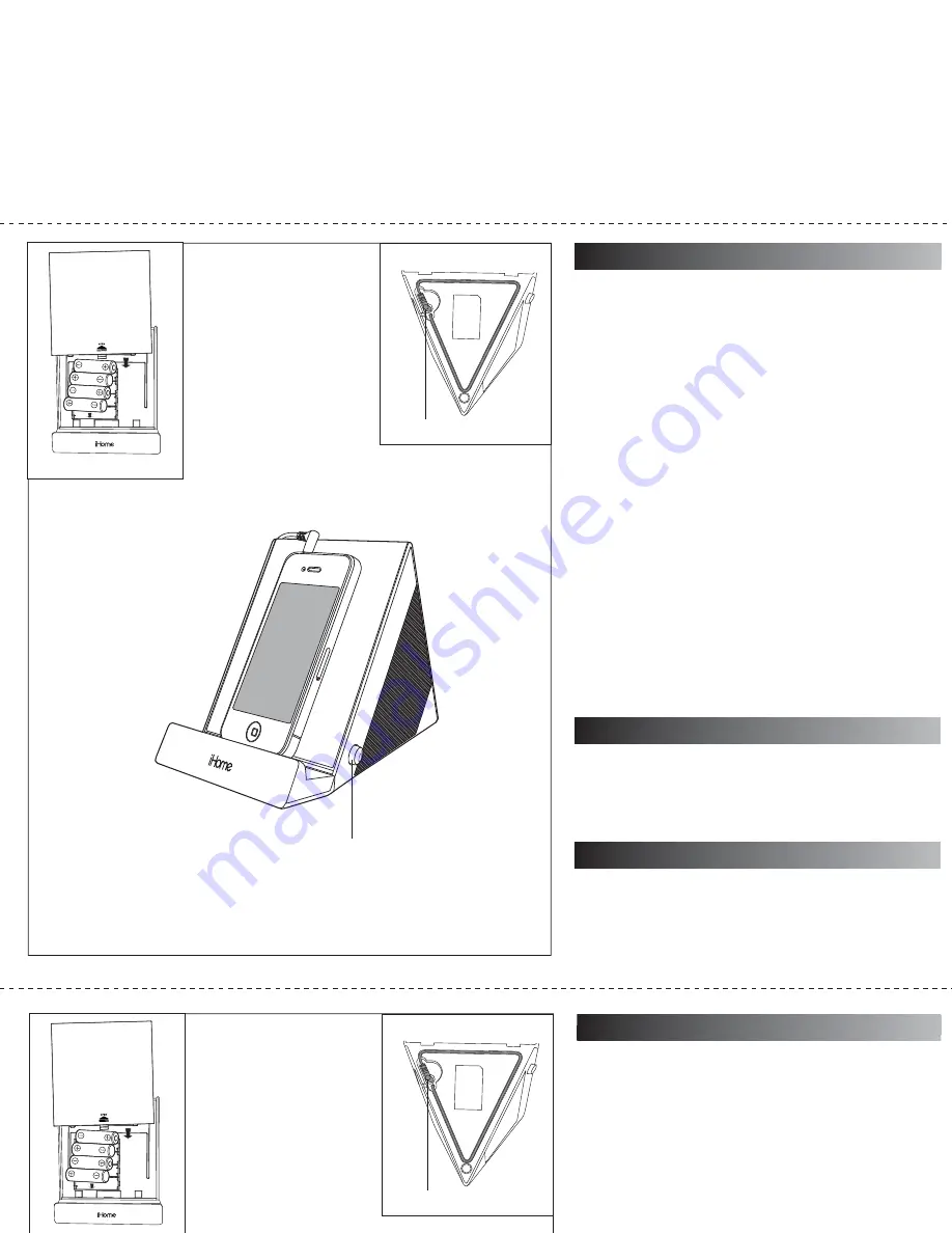 iHome iDM3 Manual Download Page 4