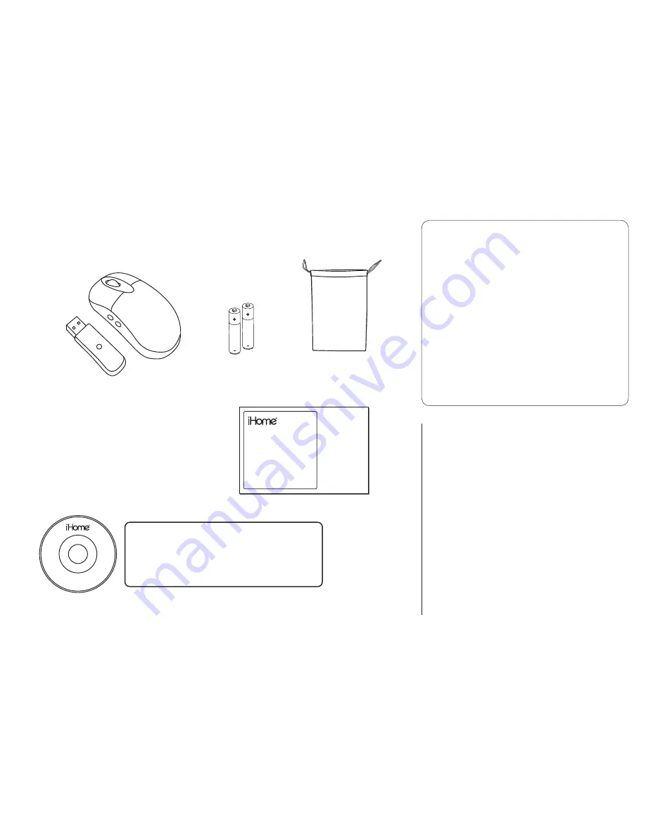 iHome IH-M155WB Скачать руководство пользователя страница 2