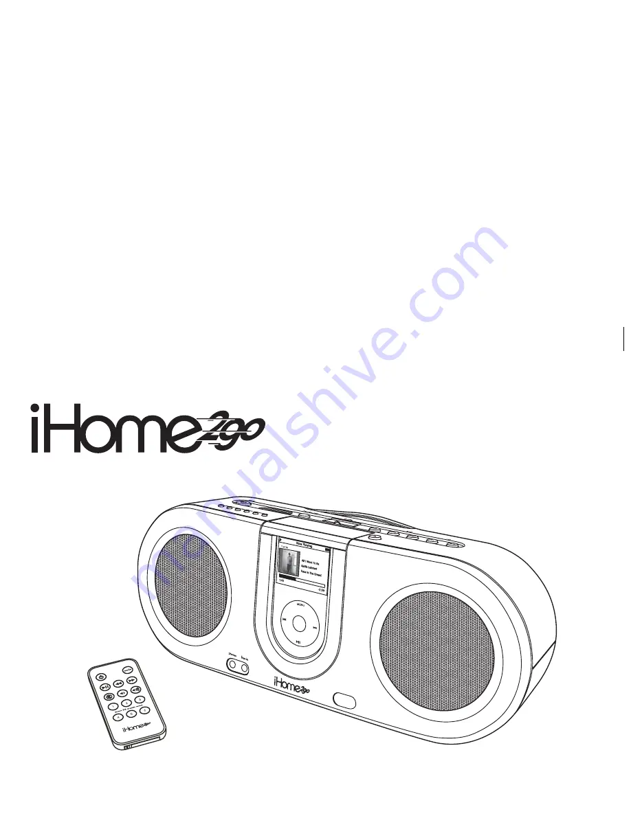 iHome iH31 Owner'S Manual Download Page 2