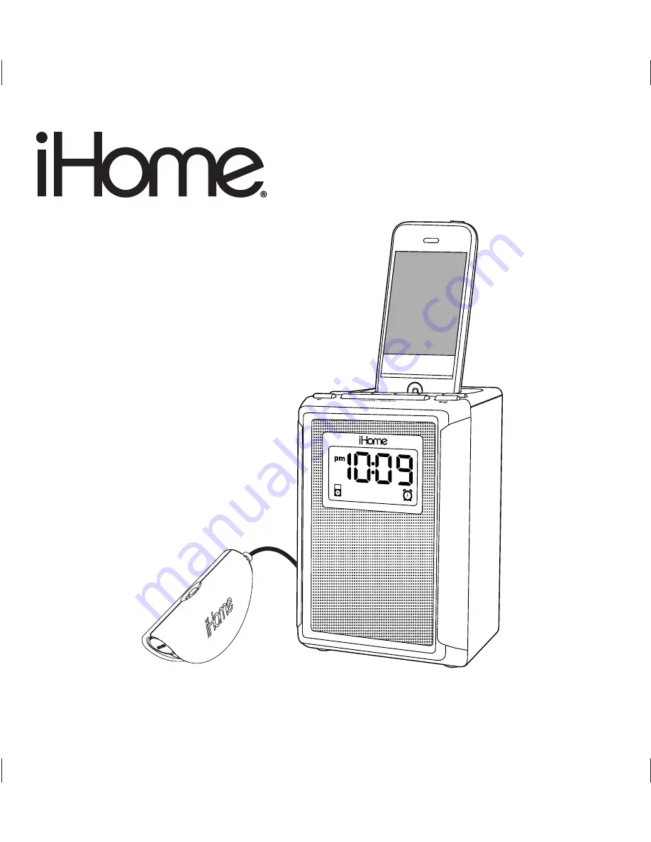 iHome iP44 Скачать руководство пользователя страница 1