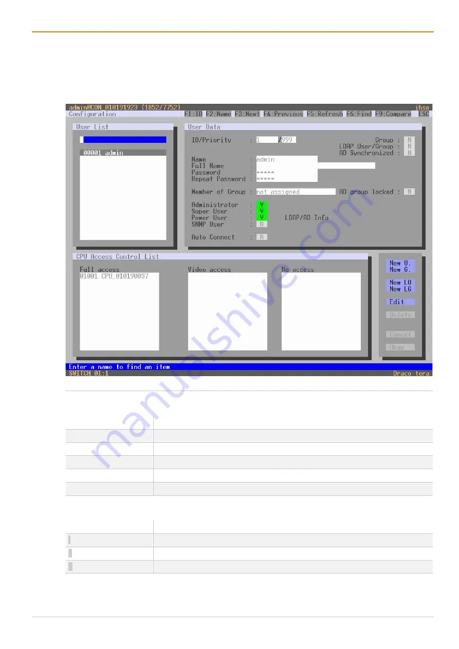 Ihse Draco tera enterprise 480 Series User Manual Download Page 92