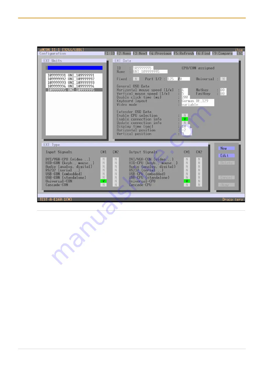 Ihse Draco tera enterprise 480 Series User Manual Download Page 106