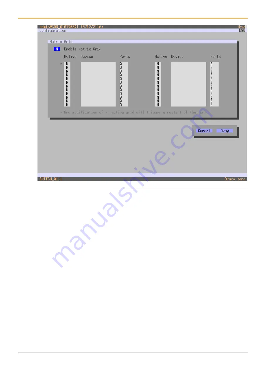 Ihse Draco tera enterprise 480 Series User Manual Download Page 141