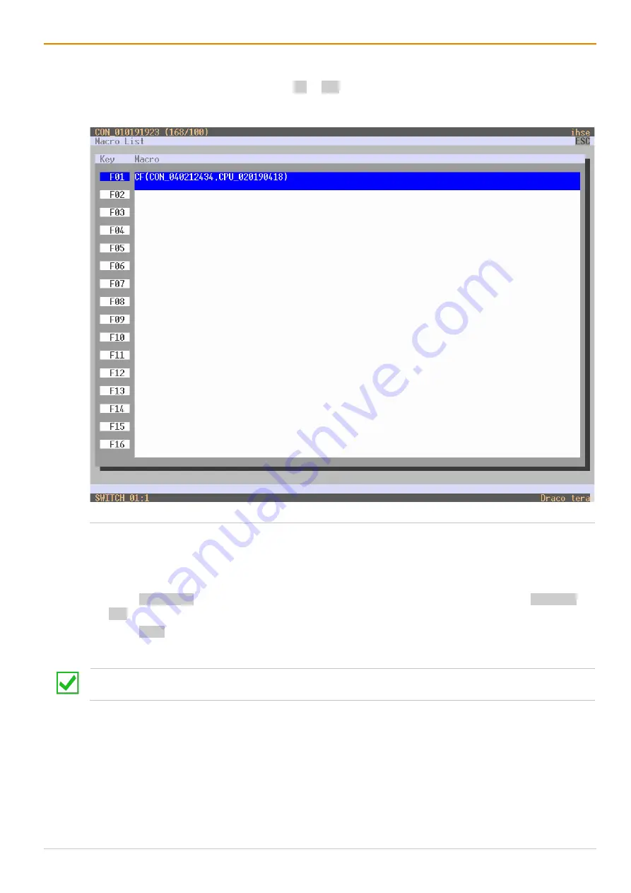 Ihse Draco tera enterprise 480 Series User Manual Download Page 305