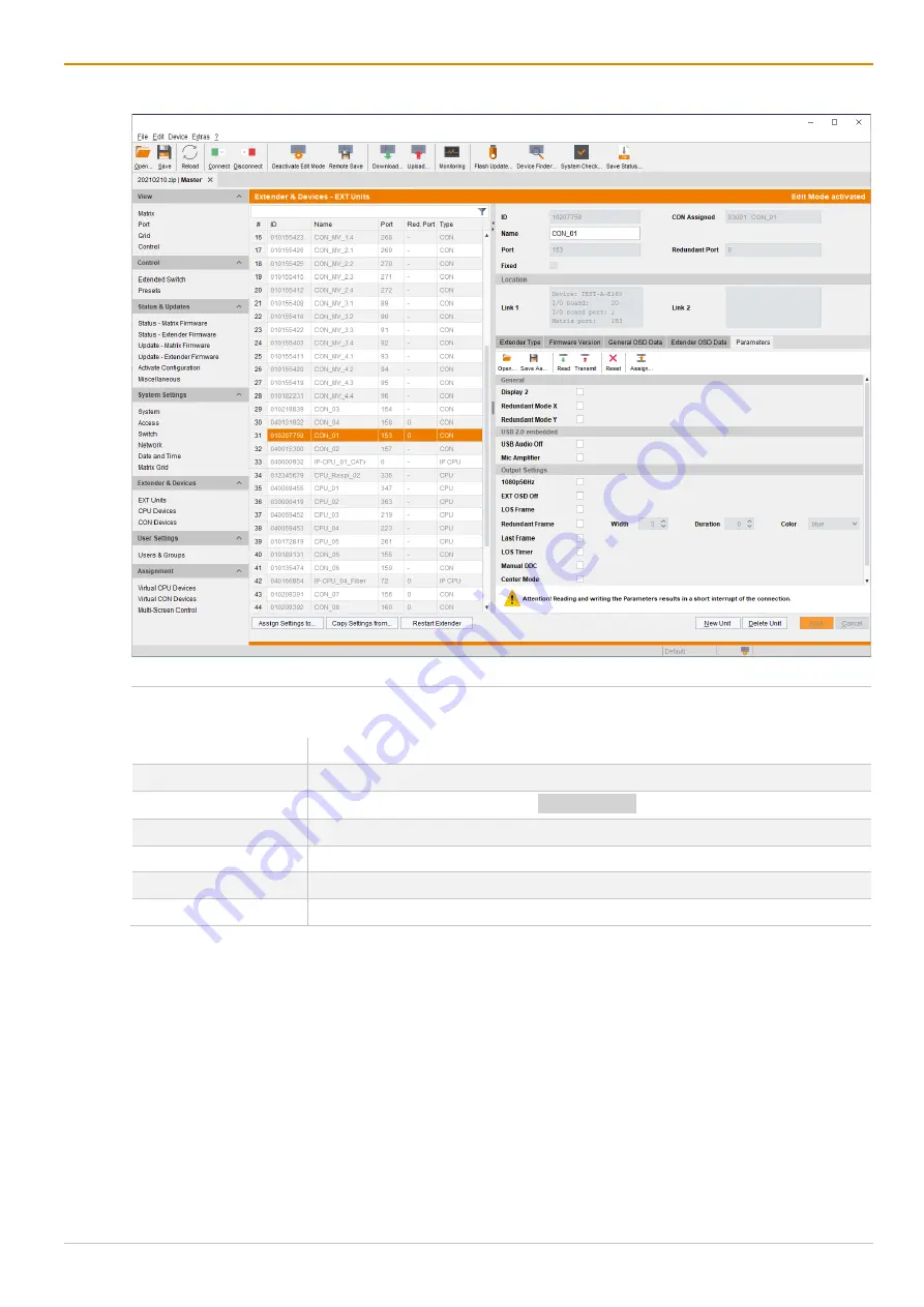 Ihse Draco tera flex Cat X 1G K480-C120 User Manual Download Page 182