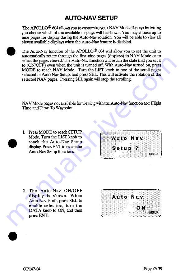 II Morrow Inc. Apollo 604 Pilot Operating Handbook Download Page 123