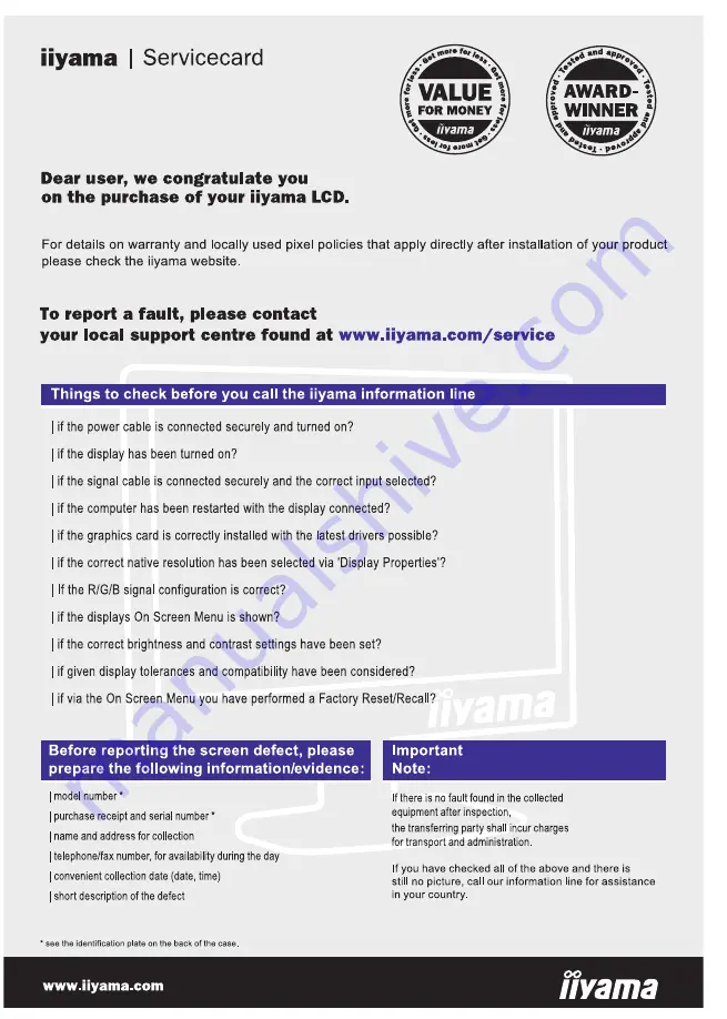 Iiyama ProLite E2273HDS User Manual Download Page 2