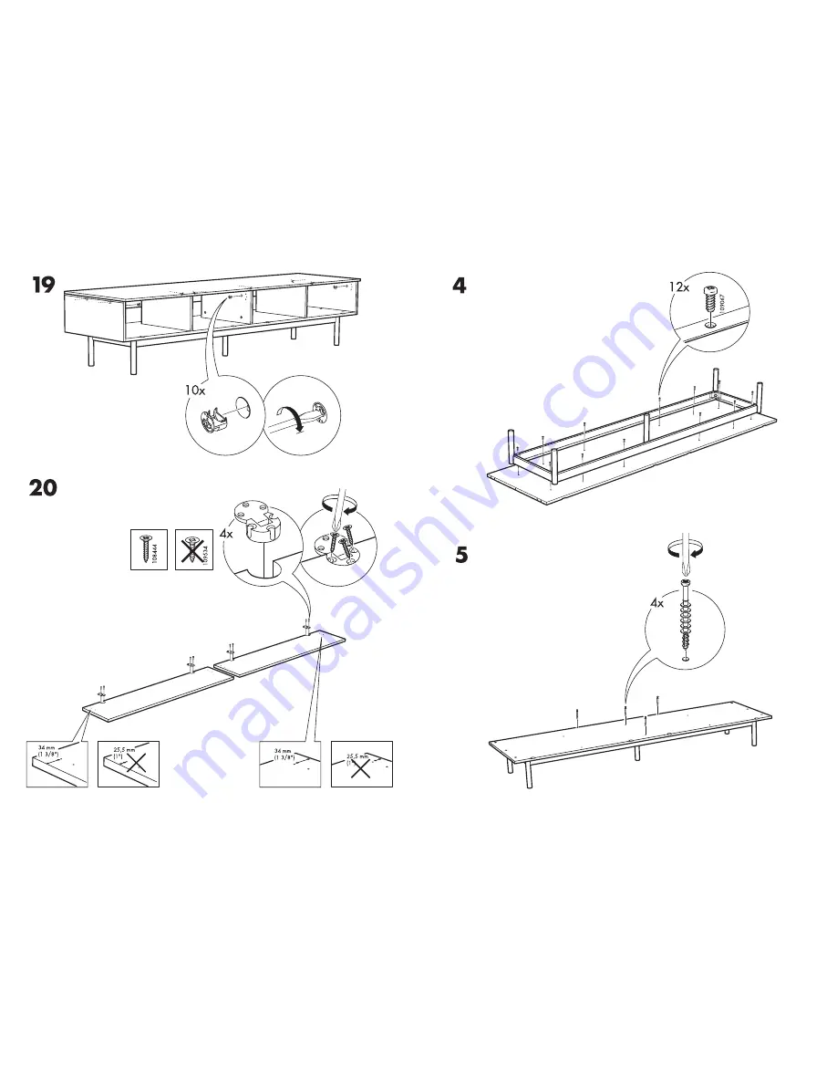 IKEA FRIEL TV UNIT 78X21 5/8